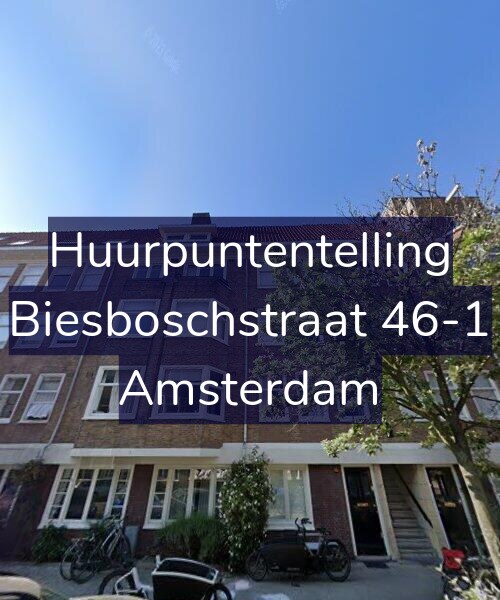 Foto gevel Huurpuntentelling voor Biesboschstraat 46-1, Amsterdam