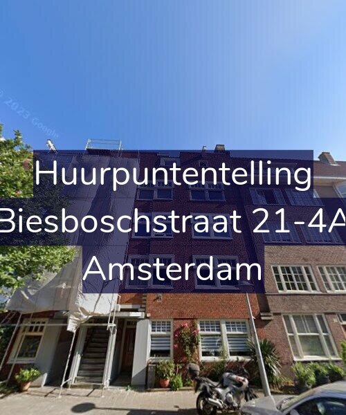 Foto gevel Huurpuntentelling voor Biesboschstraat 21-4A, Amsterdam