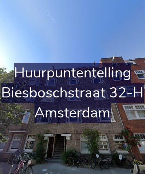 Foto gevel Huurpuntentelling voor Biesboschstraat 32-H, Amsterdam
