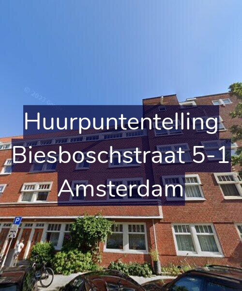Foto gevel Huurpuntentelling voor Biesboschstraat 5-1, Amsterdam