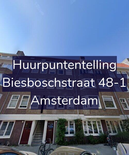 Foto gevel Huurpuntentelling voor Biesboschstraat 48-1, Amsterdam