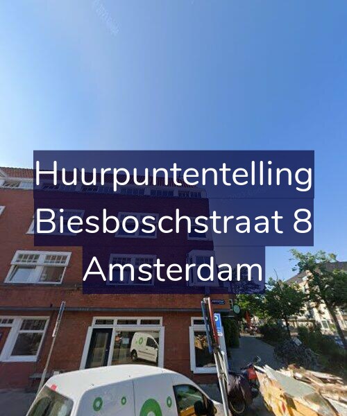 Foto gevel Huurpuntentelling voor Biesboschstraat 8, Amsterdam