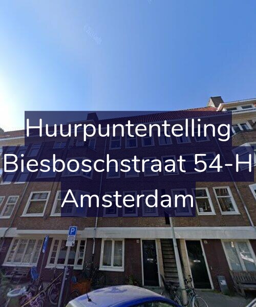 Foto gevel Huurpuntentelling voor Biesboschstraat 54-H, Amsterdam