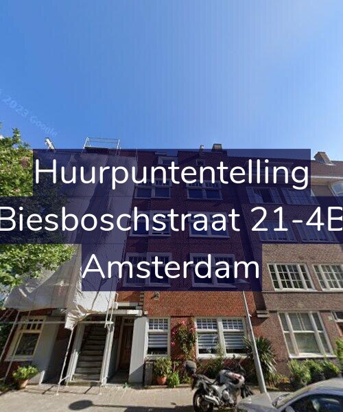 Foto gevel Huurpuntentelling voor Biesboschstraat 21-4B, Amsterdam