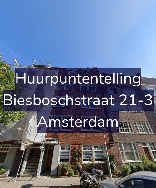 Foto gevel Huurpuntentelling voor Biesboschstraat 21-3, Amsterdam