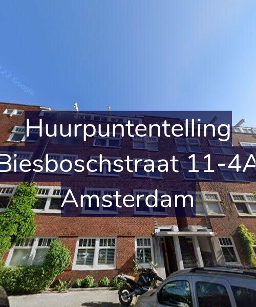 Foto gevel Huurpuntentelling voor Biesboschstraat 11-4A, Amsterdam