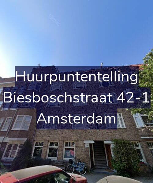 Foto gevel Huurpuntentelling voor Biesboschstraat 42-1, Amsterdam