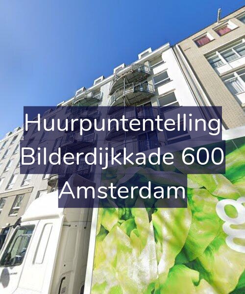 Foto gevel Huurpuntentelling voor Bilderdijkkade 600, Amsterdam