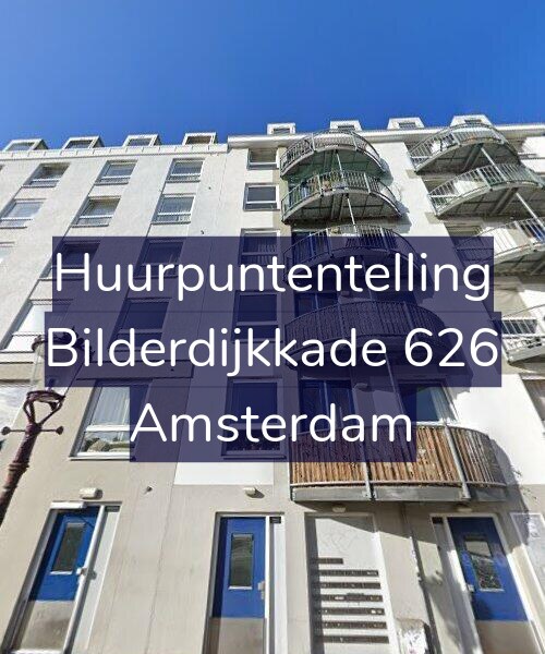 Foto gevel Huurpuntentelling voor Bilderdijkkade 626, Amsterdam