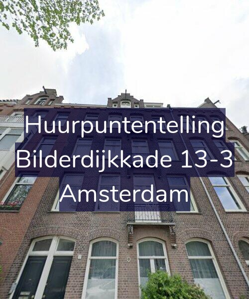Foto gevel Huurpuntentelling voor Bilderdijkkade 13-3, Amsterdam