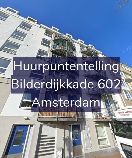 Foto gevel Huurpuntentelling voor Bilderdijkkade 602, Amsterdam
