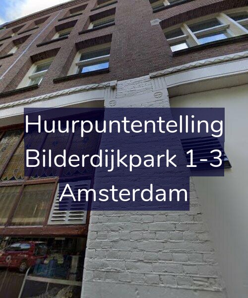 Foto gevel Huurpuntentelling voor Bilderdijkpark 1-3, Amsterdam