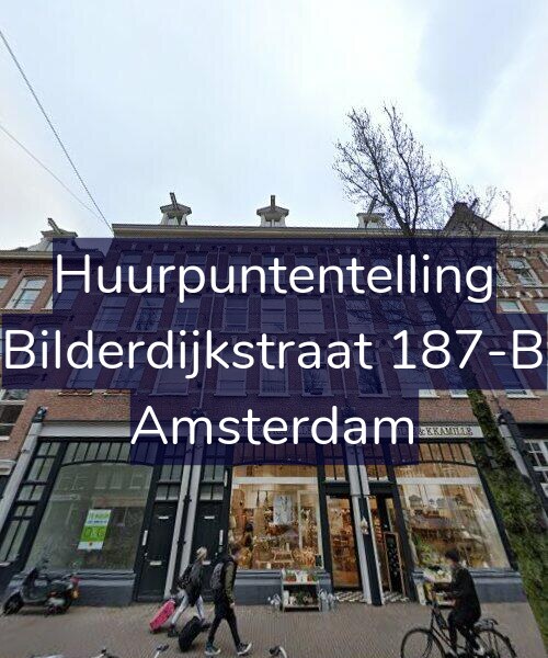 Foto gevel Huurpuntentelling voor Bilderdijkstraat 187-B, Amsterdam