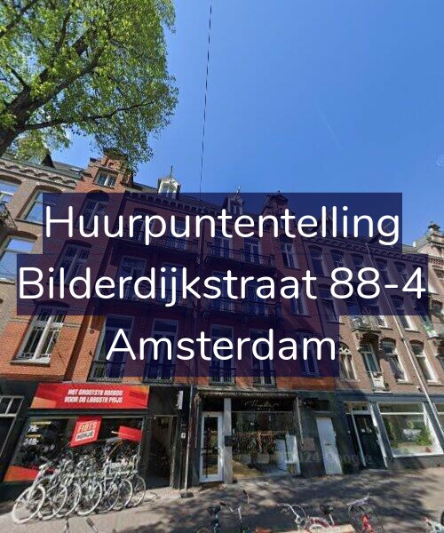 Foto gevel Huurpuntentelling voor Bilderdijkstraat 88-4, Amsterdam