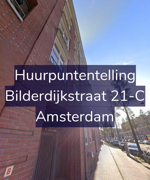 Foto gevel Huurpuntentelling voor Bilderdijkstraat 21-C, Amsterdam