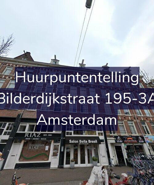 Foto gevel Huurpuntentelling voor Bilderdijkstraat 195-3A, Amsterdam