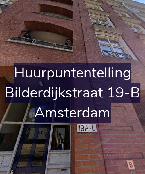 Foto gevel Huurpuntentelling voor Bilderdijkstraat 19-B, Amsterdam