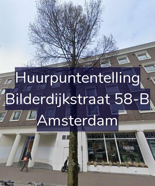 Foto gevel Huurpuntentelling voor Bilderdijkstraat 58-B, Amsterdam