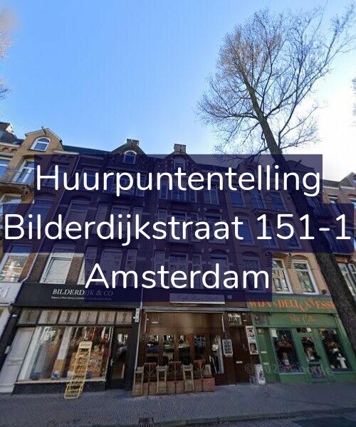 Foto gevel Huurpuntentelling voor Bilderdijkstraat 151-1, Amsterdam