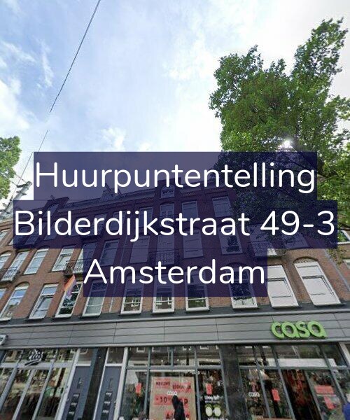 Foto gevel Huurpuntentelling voor Bilderdijkstraat 49-3, Amsterdam