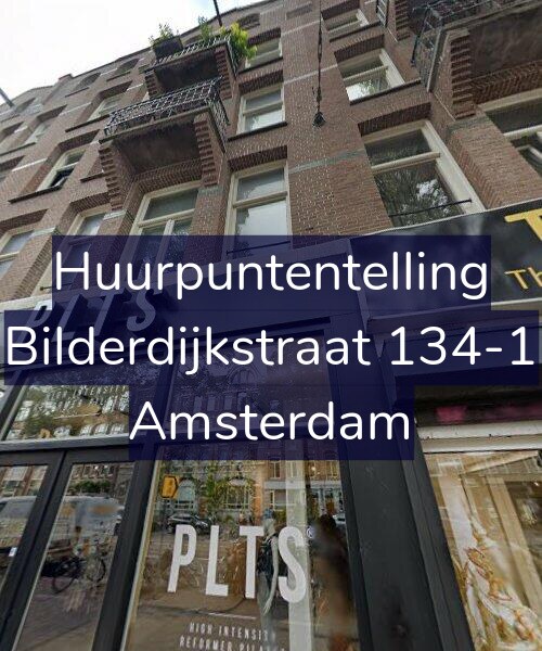 Foto gevel Huurpuntentelling voor Bilderdijkstraat 134-1, Amsterdam