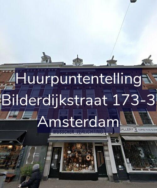 Foto gevel Huurpuntentelling voor Bilderdijkstraat 173-3, Amsterdam