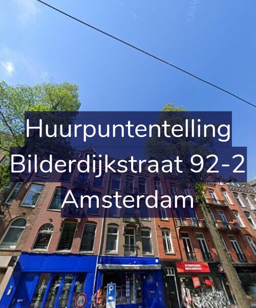 Foto gevel Huurpuntentelling voor Bilderdijkstraat 92-2, Amsterdam