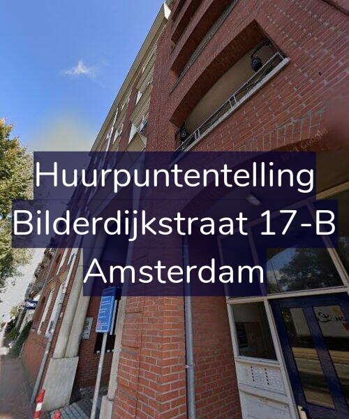 Foto gevel Huurpuntentelling voor Bilderdijkstraat 17-B, Amsterdam