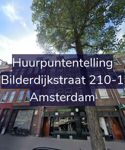 Foto gevel Huurpuntentelling voor Bilderdijkstraat 210-1, Amsterdam
