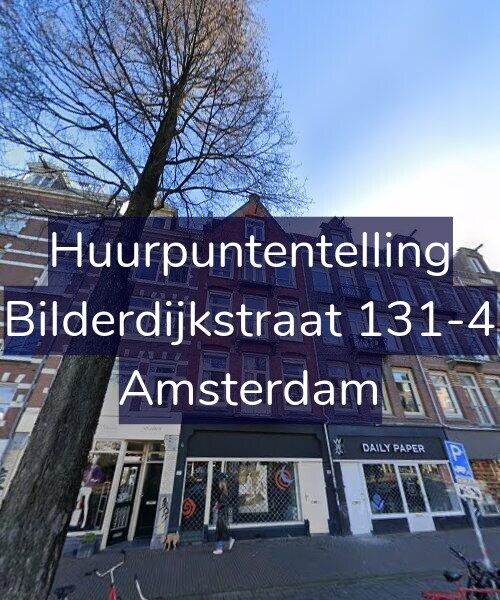 Foto gevel Huurpuntentelling voor Bilderdijkstraat 131-4, Amsterdam
