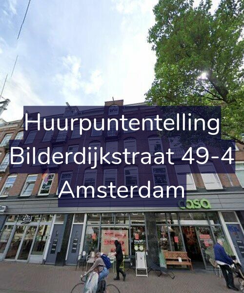 Foto gevel Huurpuntentelling voor Bilderdijkstraat 49-4, Amsterdam