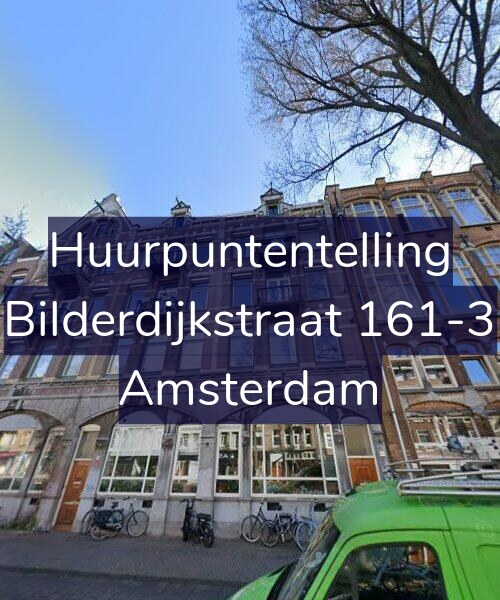 Foto gevel Huurpuntentelling voor Bilderdijkstraat 161-3, Amsterdam