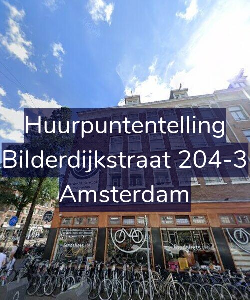 Foto gevel Huurpuntentelling voor Bilderdijkstraat 204-3, Amsterdam
