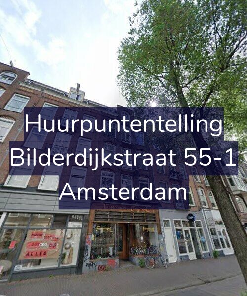 Foto gevel Huurpuntentelling voor Bilderdijkstraat 55-1, Amsterdam
