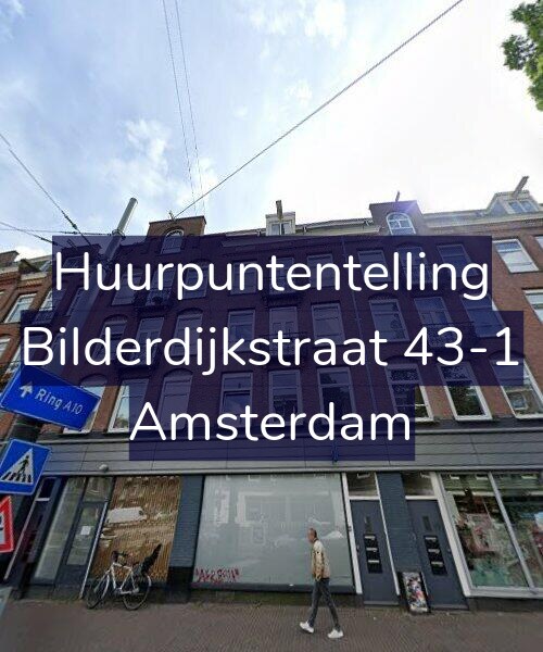 Foto gevel Huurpuntentelling voor Bilderdijkstraat 43-1, Amsterdam