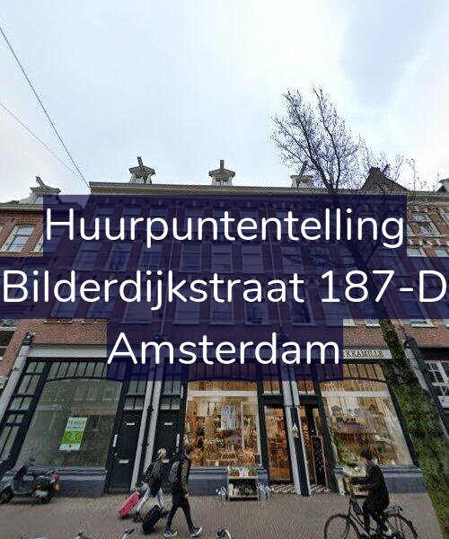 Foto gevel Huurpuntentelling voor Bilderdijkstraat 187-D, Amsterdam