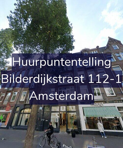 Foto gevel Huurpuntentelling voor Bilderdijkstraat 112-1, Amsterdam