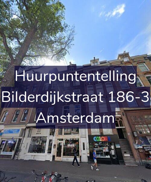 Foto gevel Huurpuntentelling voor Bilderdijkstraat 186-3, Amsterdam
