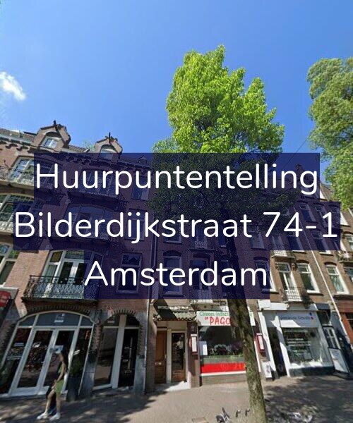 Foto gevel Huurpuntentelling voor Bilderdijkstraat 74-1, Amsterdam