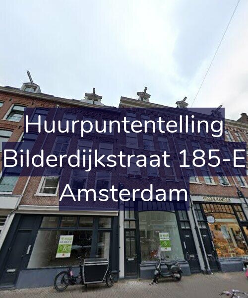 Foto gevel Huurpuntentelling voor Bilderdijkstraat 185-E, Amsterdam