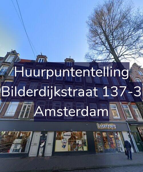 Foto gevel Huurpuntentelling voor Bilderdijkstraat 137-3, Amsterdam