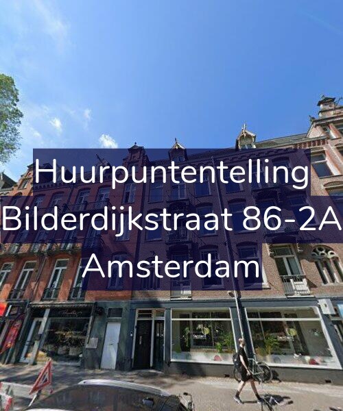 Foto gevel Huurpuntentelling voor Bilderdijkstraat 86-2A, Amsterdam
