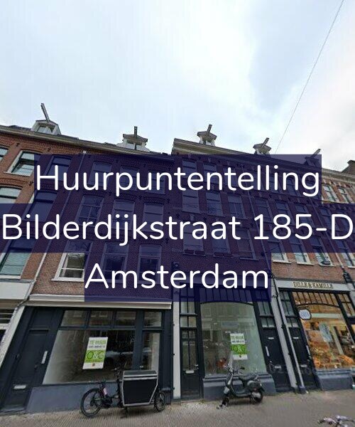 Foto gevel Huurpuntentelling voor Bilderdijkstraat 185-D, Amsterdam