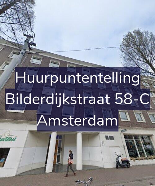 Foto gevel Huurpuntentelling voor Bilderdijkstraat 58-C, Amsterdam