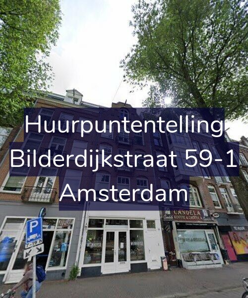 Foto gevel Huurpuntentelling voor Bilderdijkstraat 59-1, Amsterdam