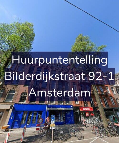 Foto gevel Huurpuntentelling voor Bilderdijkstraat 92-1, Amsterdam