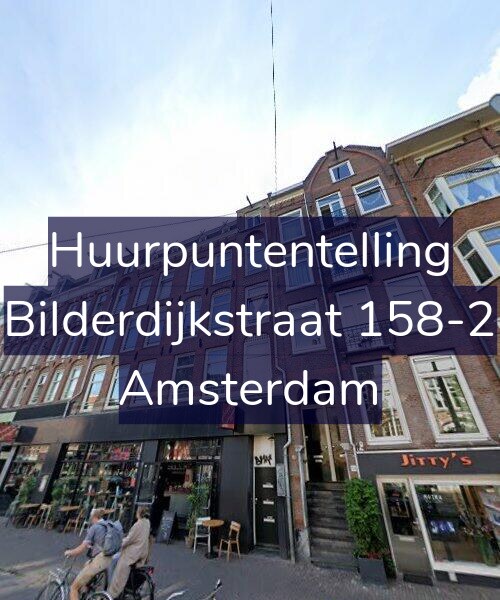 Foto gevel Huurpuntentelling voor Bilderdijkstraat 158-2, Amsterdam