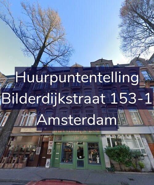 Foto gevel Huurpuntentelling voor Bilderdijkstraat 153-1, Amsterdam