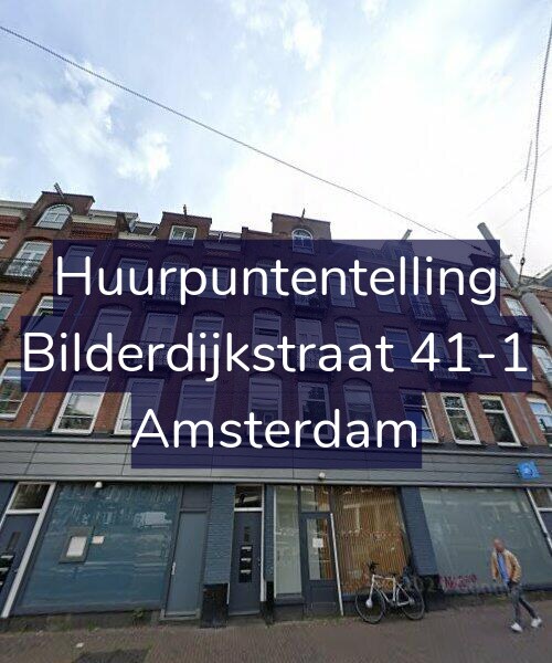 Foto gevel Huurpuntentelling voor Bilderdijkstraat 41-1, Amsterdam