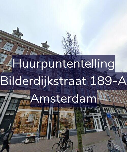 Foto gevel Huurpuntentelling voor Bilderdijkstraat 189-A, Amsterdam